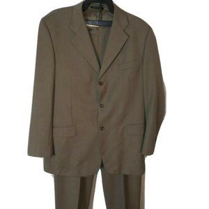 2 Piece Men Suit Pavone Olive 44L